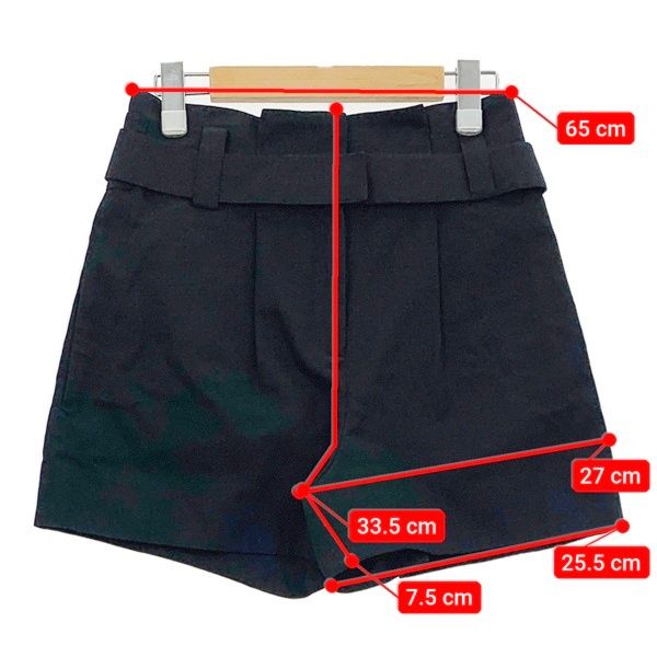 BALENCIAGA バレンシアガ ベルト付き ショートパンツ ショーツ ハーフ