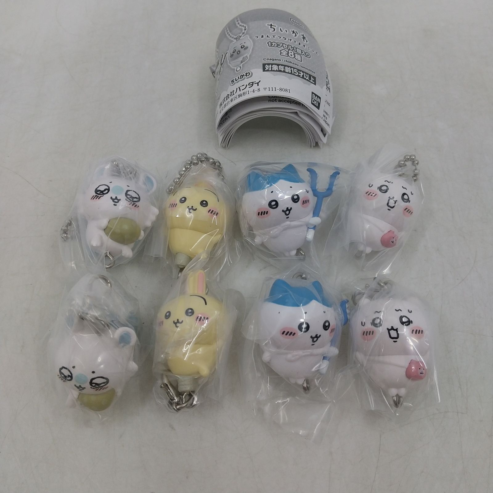 ちいかわ ハチワレ うさぎ(ハチワレ多め)12点 まとめ売り 全種セット】ガシャポン ちいかわ つまんでつなげてますこっと 全8種