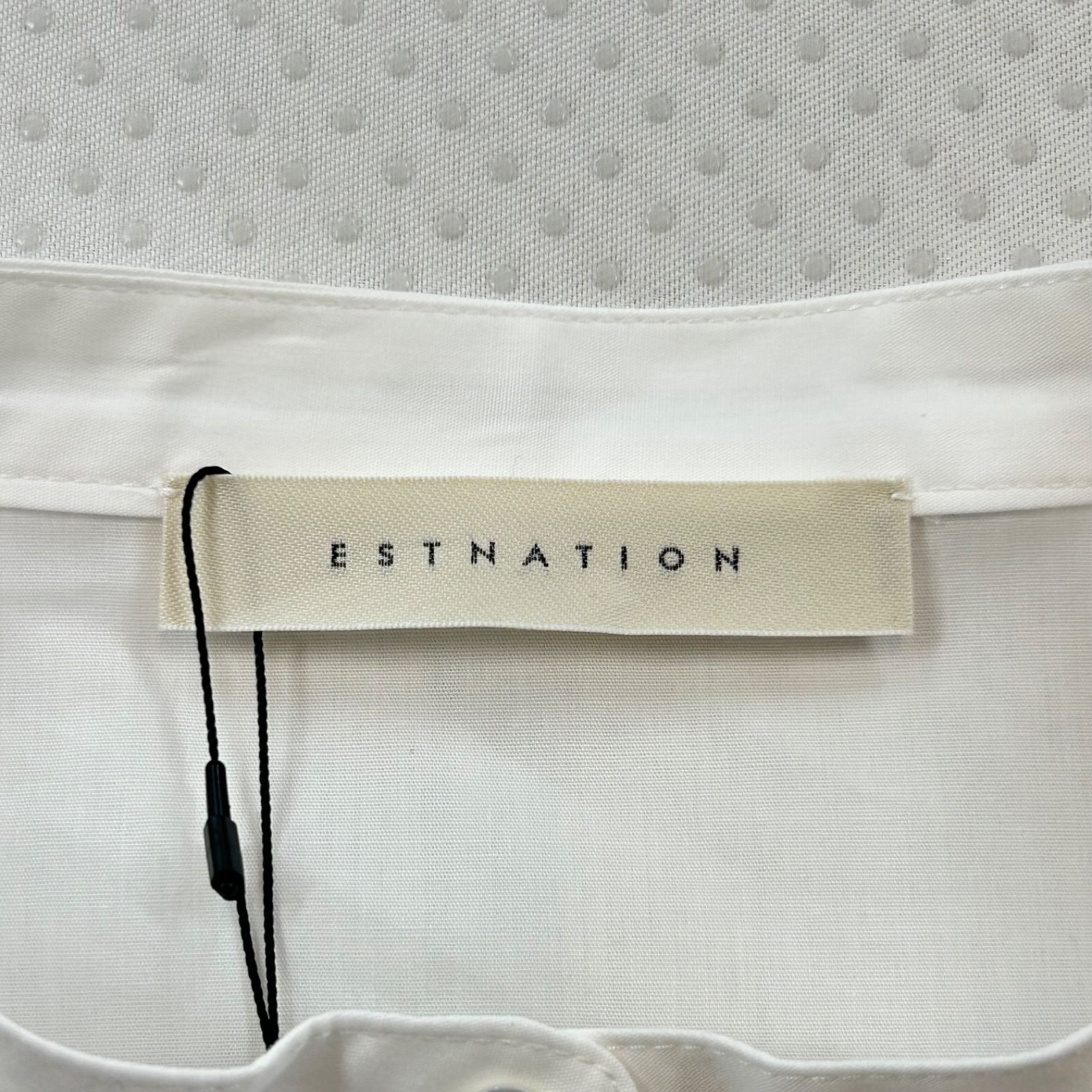 新品 未使用 タグ付き ESTNATION エストネーション ペプラムフリル 