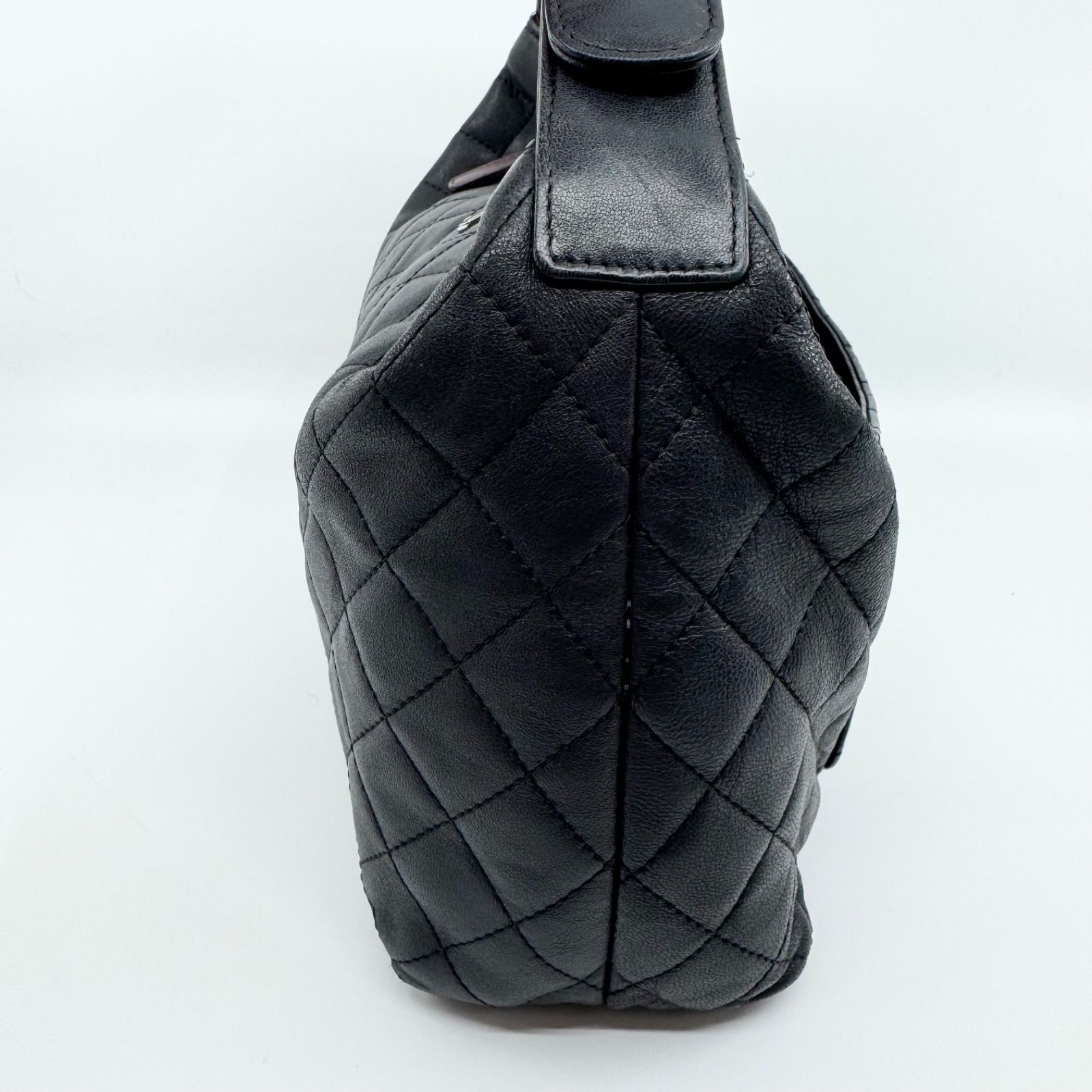 美品】CHANEL シャネル ハンドバッグ マトラッセ ホーボー ラムスキン 
