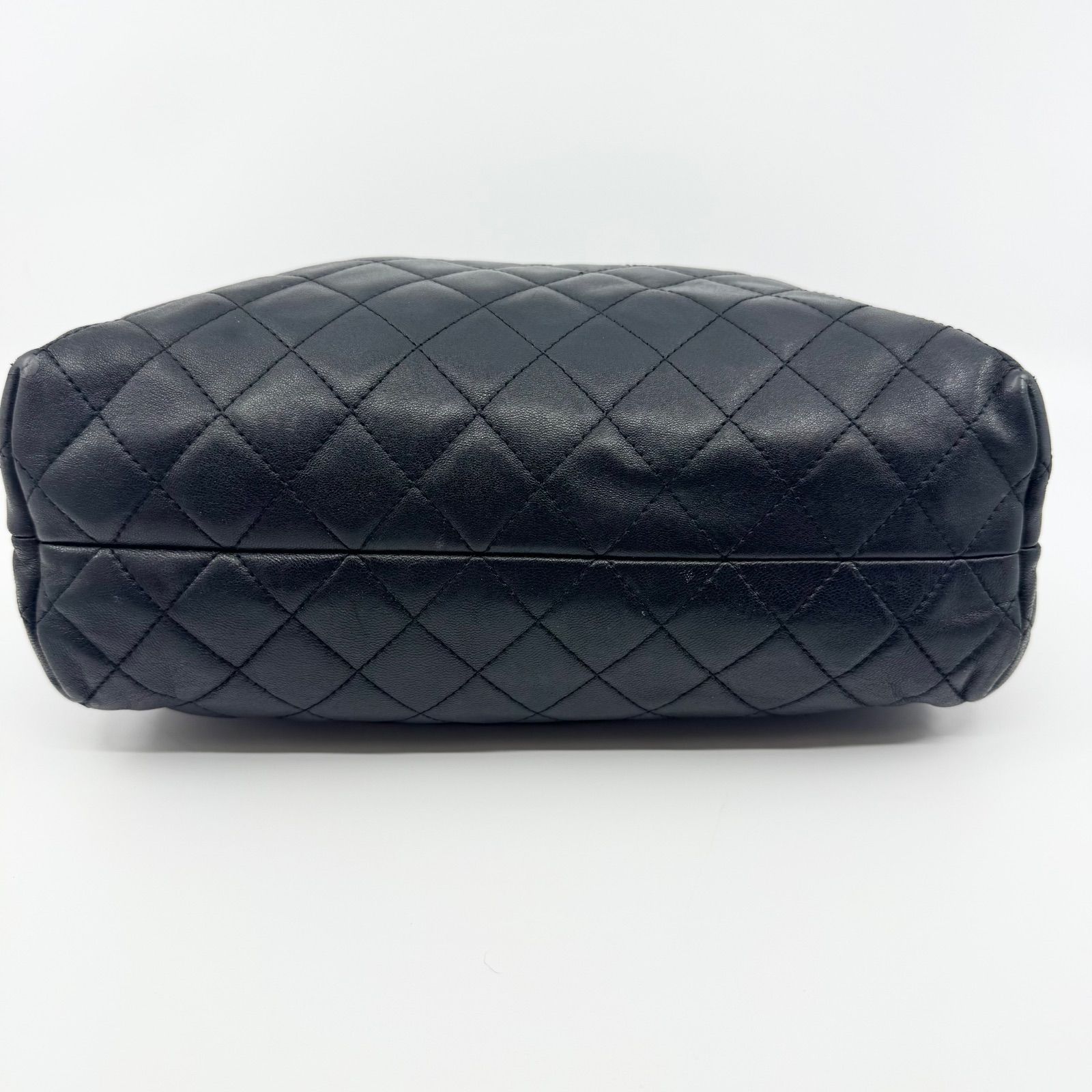 美品】CHANEL シャネル ハンドバッグ マトラッセ ホーボー ラムスキン 