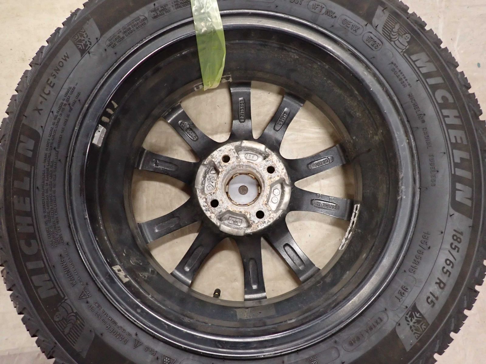 冬 4本SET 会社宛 送料無料 185/65R15×5.5J 92T ミシュラン X-ICE SNOW
