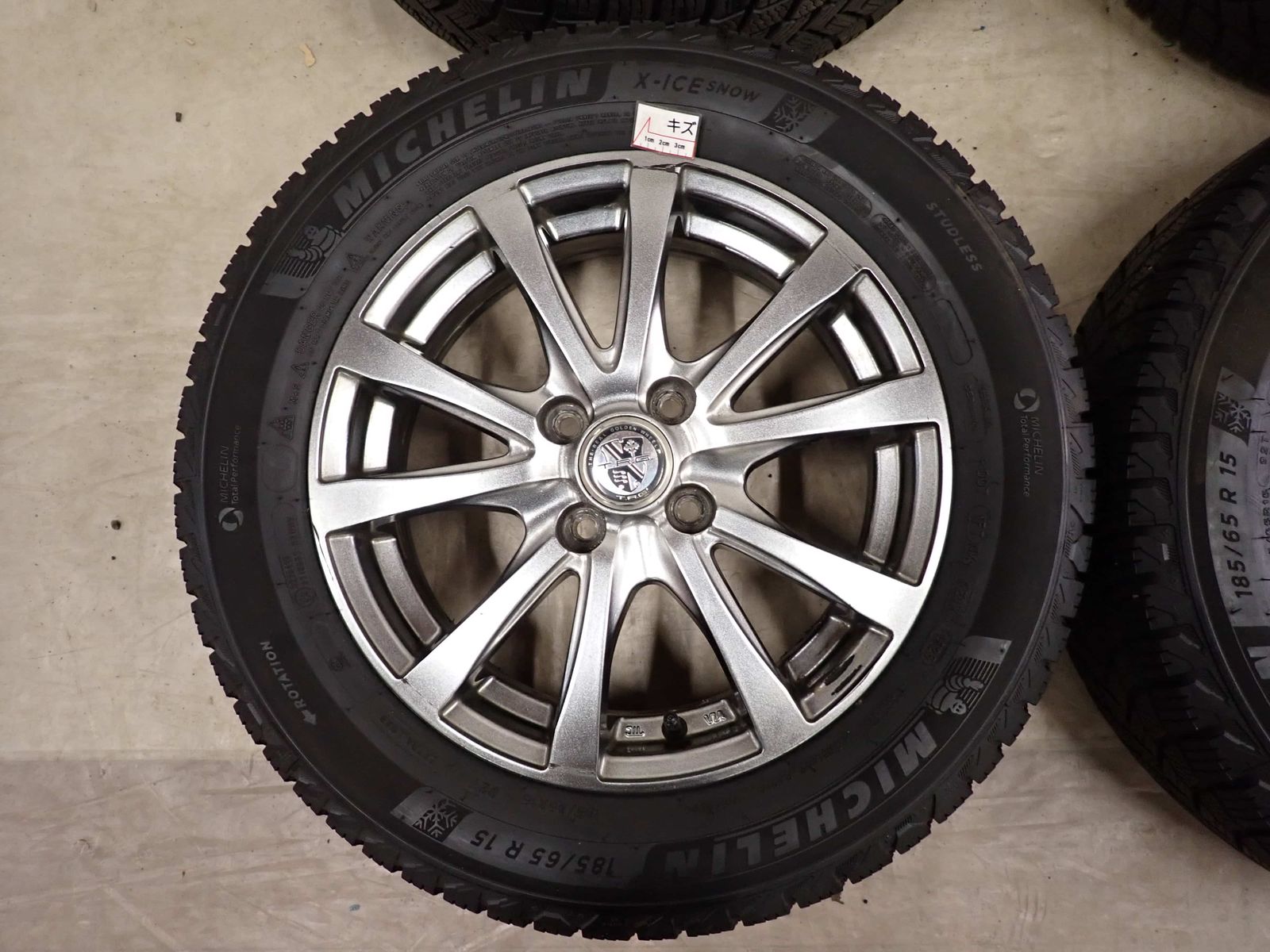 冬 4本SET 会社宛 送料無料 185/65R15×5.5J 92T ミシュラン X-ICE SNOW