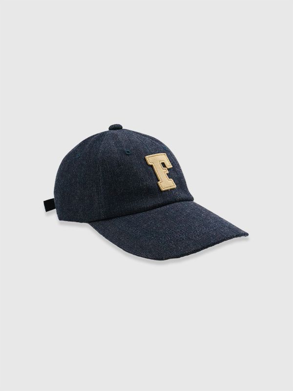 FULLCOUNT CAP フルカウント キャップ デニム 日本製 ブランド ベースボール 浅め ローキャップ 6843L 6Panel Low-Crown Denim Baseball F Cap