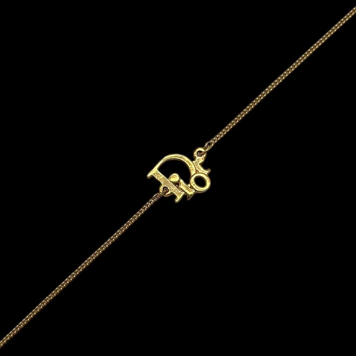 Christian Dior クリスチャンディオール ブレスレット CDロゴ 刻印