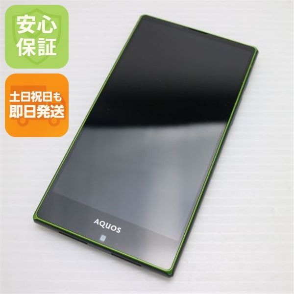 新品同様 au SHV32 AQUOS SERIE グリーン 即日発送 スマホ SHARP au 本体 白ロム 土日祝発送OK 07000