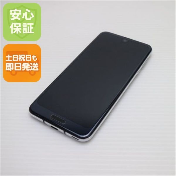 美品 SHV42 AQUOS R2 ブラック スマホ 即日発送 スマホ 白ロム au SHARP 土日祝発送OK 07000