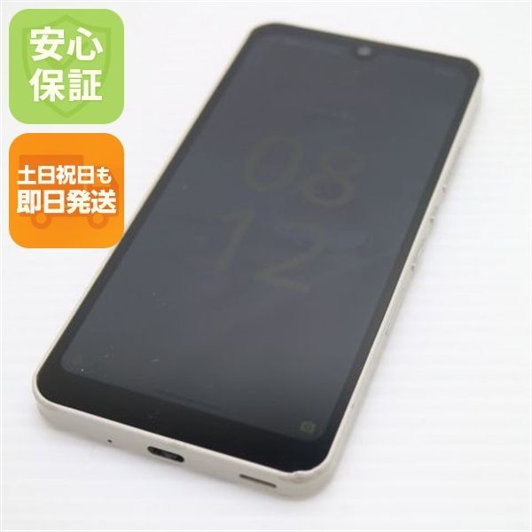良品中古 AQUOS wish A104SH アイボリー スマホ 白ロム 中古 土日祝発送OK 07000