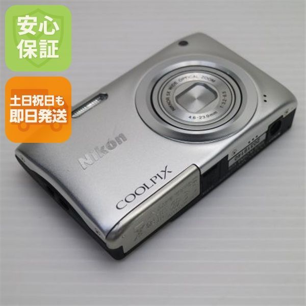 新品同様 COOLPIX A100 シルバー 即日発送 コンデジ Nikon 本体 土日祝発送OK 07000