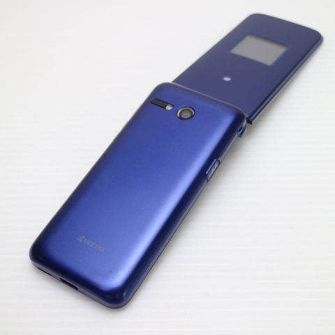 美品 かんたんケータイ ライト KYF43 ロイヤルブルー スマホ 白ロム