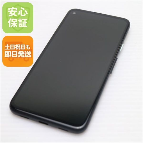 超美品 SIMフリー Google Pixel 4a ブラック スマホ 白ロム 土日祝発送OK 07000