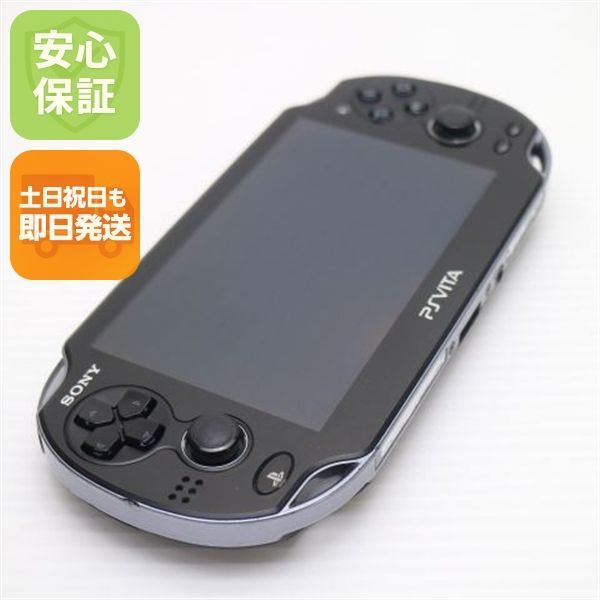 美品 PCH-1100 PS VITA ブラック 即日発送 game SONY PlayStation 3G/Wi-Fi 本体 土日祝発送OK 07000