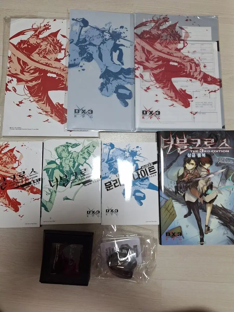 TRPG ダブルクロス DX3 ルールブック サプリ シナリオ集 社員証風カード スクリーン