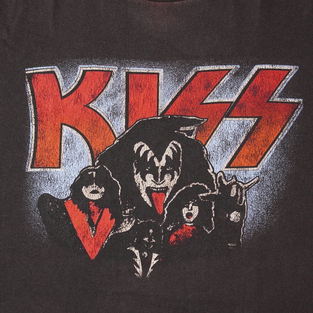 90s キス KISS バンド Tシャツ ブラック バンT ロック シングル