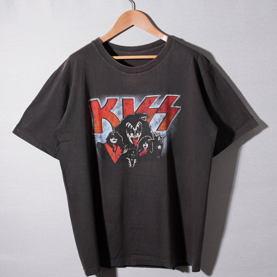 90s キス KISS バンド Tシャツ ブラック バンT ロック シングル