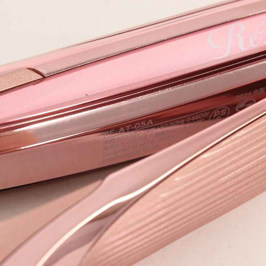 美品】MTG ReFa STRAIGHT IRON PRO RE-AT-05A ピンク ストレート 