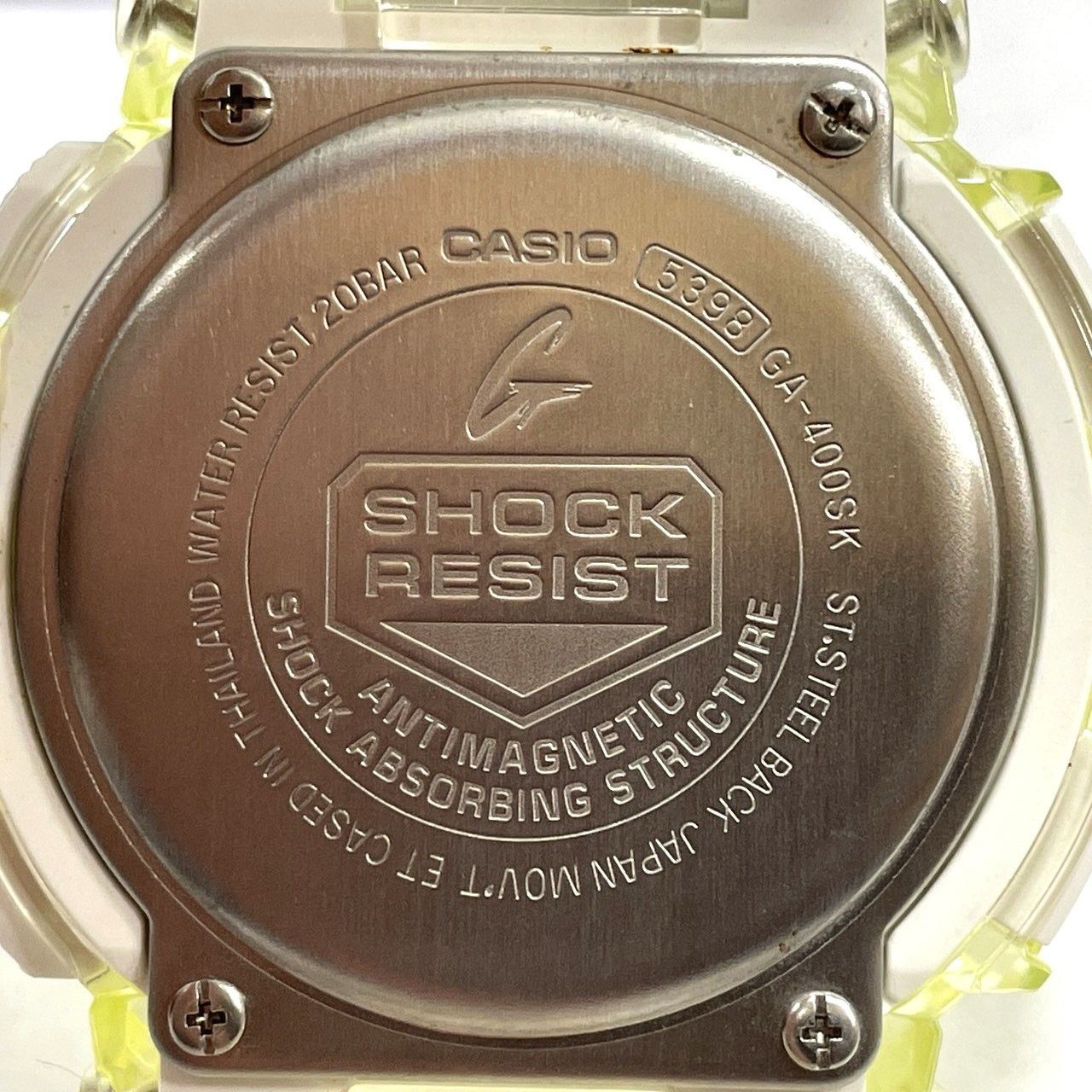 ☆CASIO カシオ G-SHOCK GA-400SK クリアスケルトン デジタル アナログ 