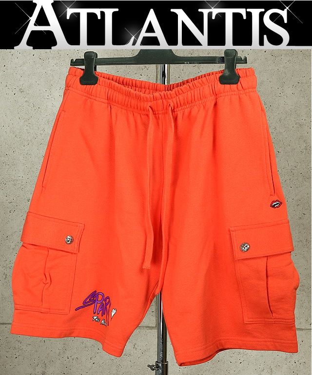 CHROME HEARTS 新宿店 クロムハーツ クロスボタン PPO MATTY BOY SPARK ショーツ メンズ size:XL オレンジ 30465