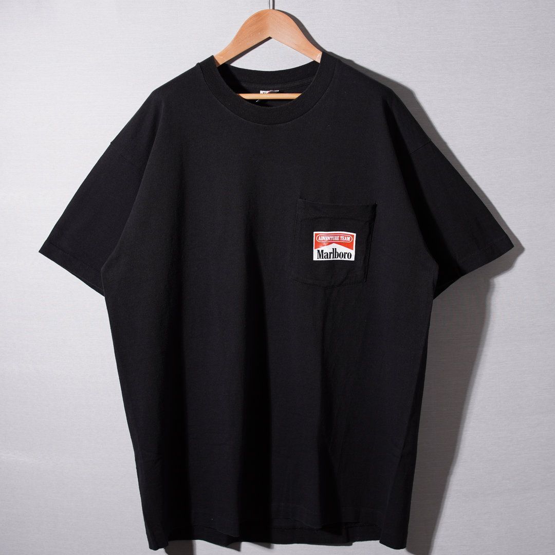 デッドストック】 90s USA製 マルボロ コヨーテ Tシャツ XL ブラック