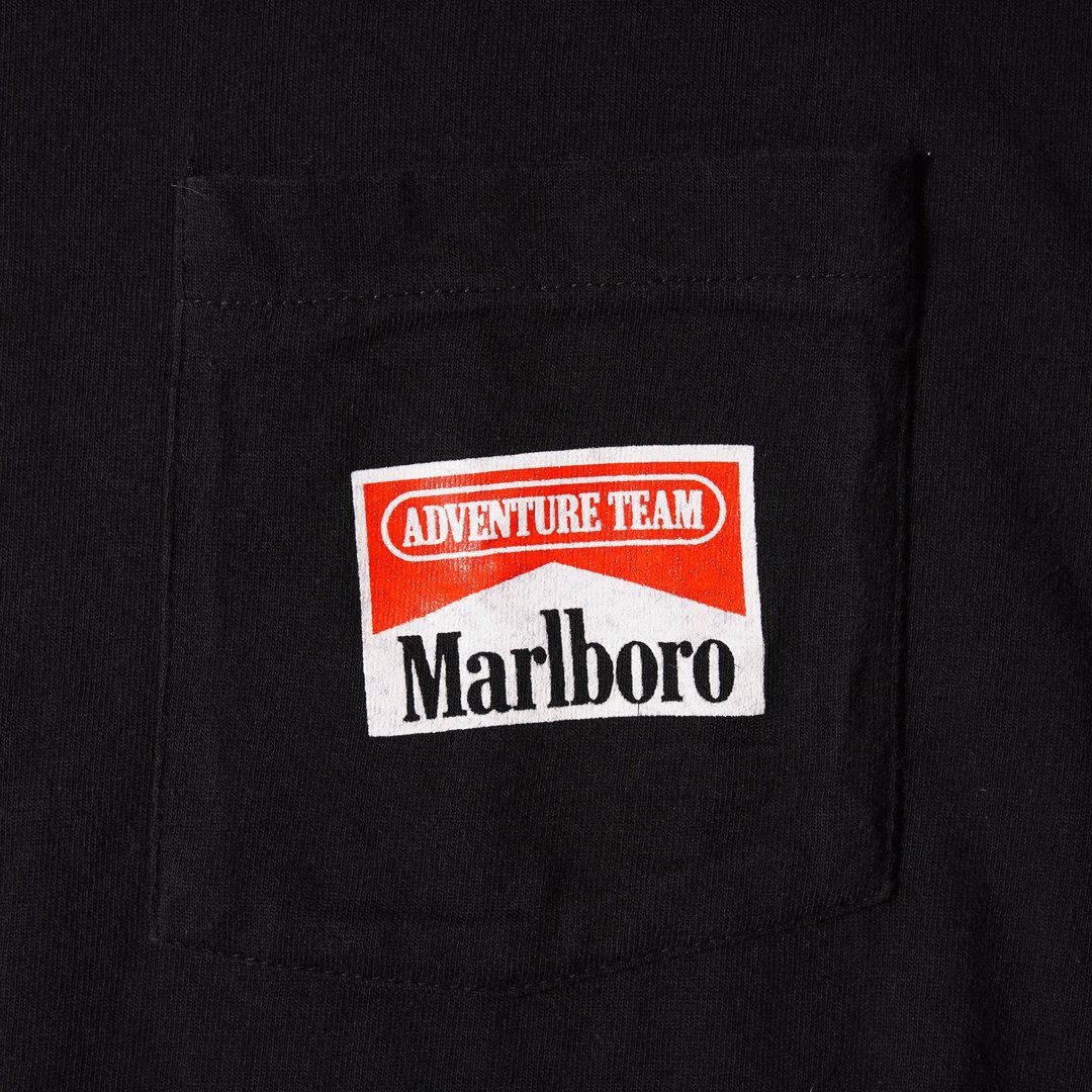 デッドストック】 90s USA製 マルボロ コヨーテ Tシャツ XL ブラック