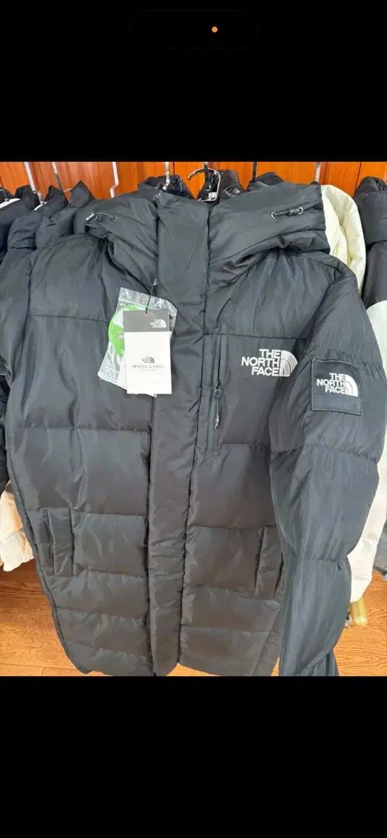 THE NORTH FACE ザノースフェイス ホワイトレーベル ブラック ダウンジャケット ロング丈