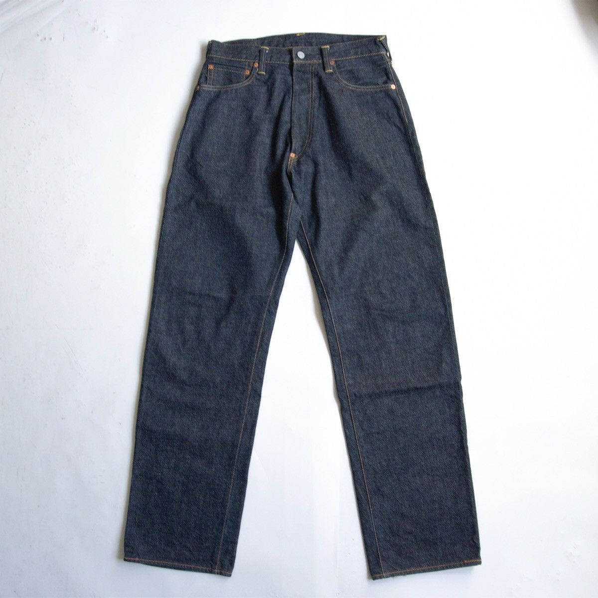 雰囲気抜群/濃紺】EVISU 【LOT.2001 デニムパンツ】32×35 エビス