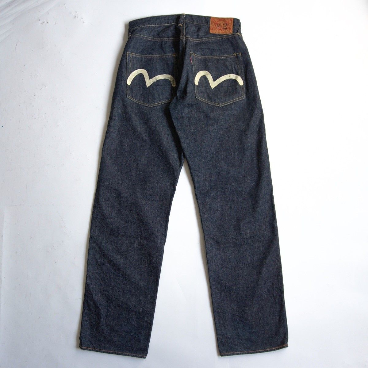 雰囲気抜群/濃紺】EVISU 【LOT.2001 デニムパンツ】32×35 エビス