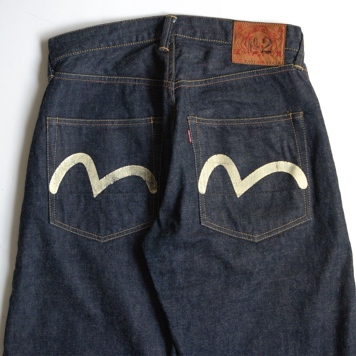 EVISU エヴィス ジーンズ カモメ Lot 2501xx W32 L35 雰囲気抜群/濃紺】EVISU 【LOT.2001 デニムパンツ】32×35 エビス