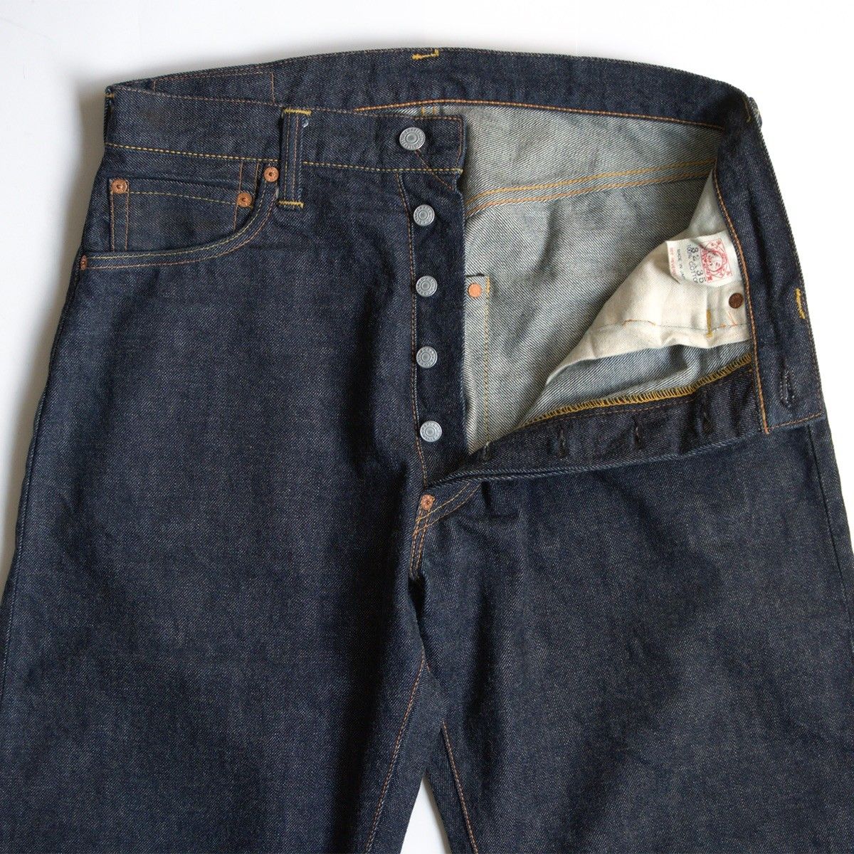 雰囲気抜群/濃紺】EVISU 【LOT.2001 デニムパンツ】32×35 エビス