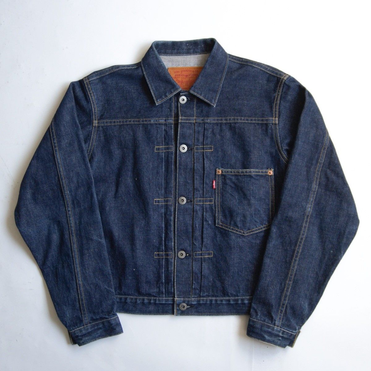 美品/濃紺】 LEVI'S 【1st 506XX ビッグE デニムジャケット】38 日本製