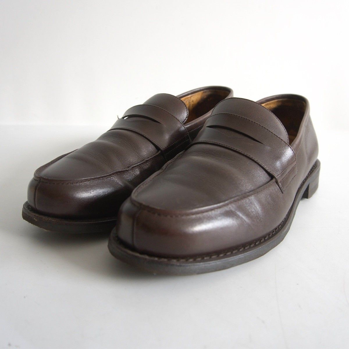 定番】PARABOOT【ADONIS フレンチカーフ ローファー】7 ブラウン 