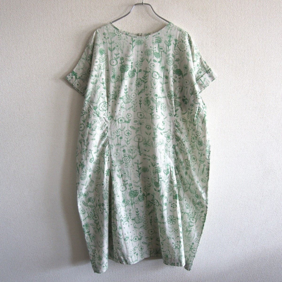 【美品】mina perhonen【letter of flower ドレス】38 ワンピース ミナペルホネン 26050257
