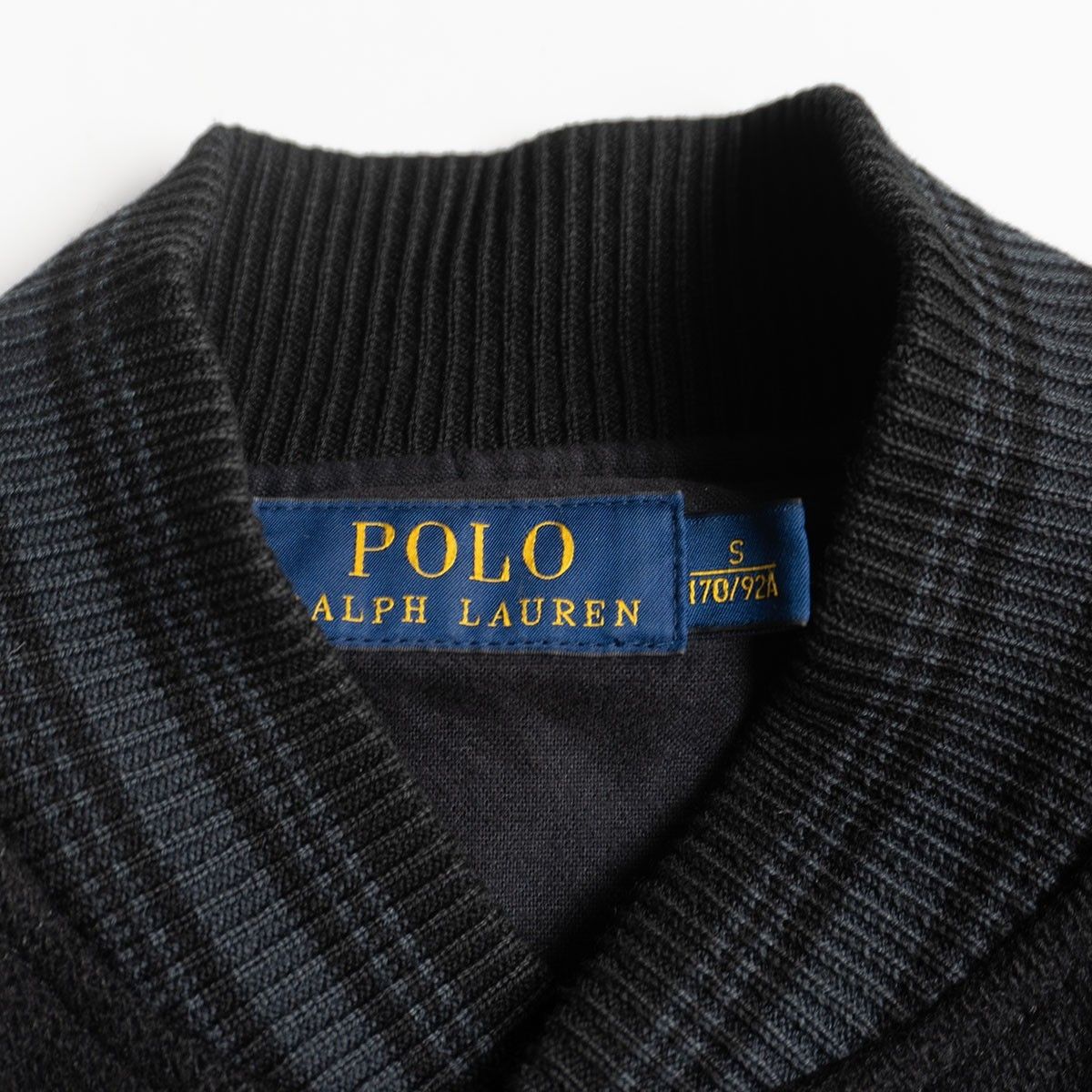 名作】POLO RALPH LAUREN 【レザー スリーブ スタジャン】S ワッペン