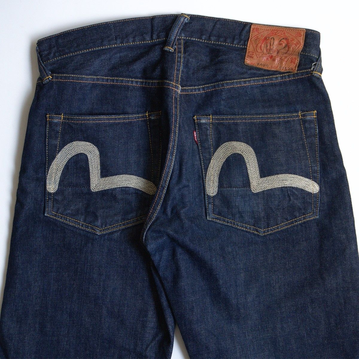 美品/濃紺】EVISU 【LOT.2000 デニムパンツ】32×35 エビス ジーンズ 