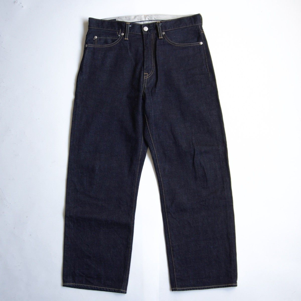 美品/濃紺】 桃太郎ジーンズ【#100 STANDARD STRAIGHT 14.7oz】W32