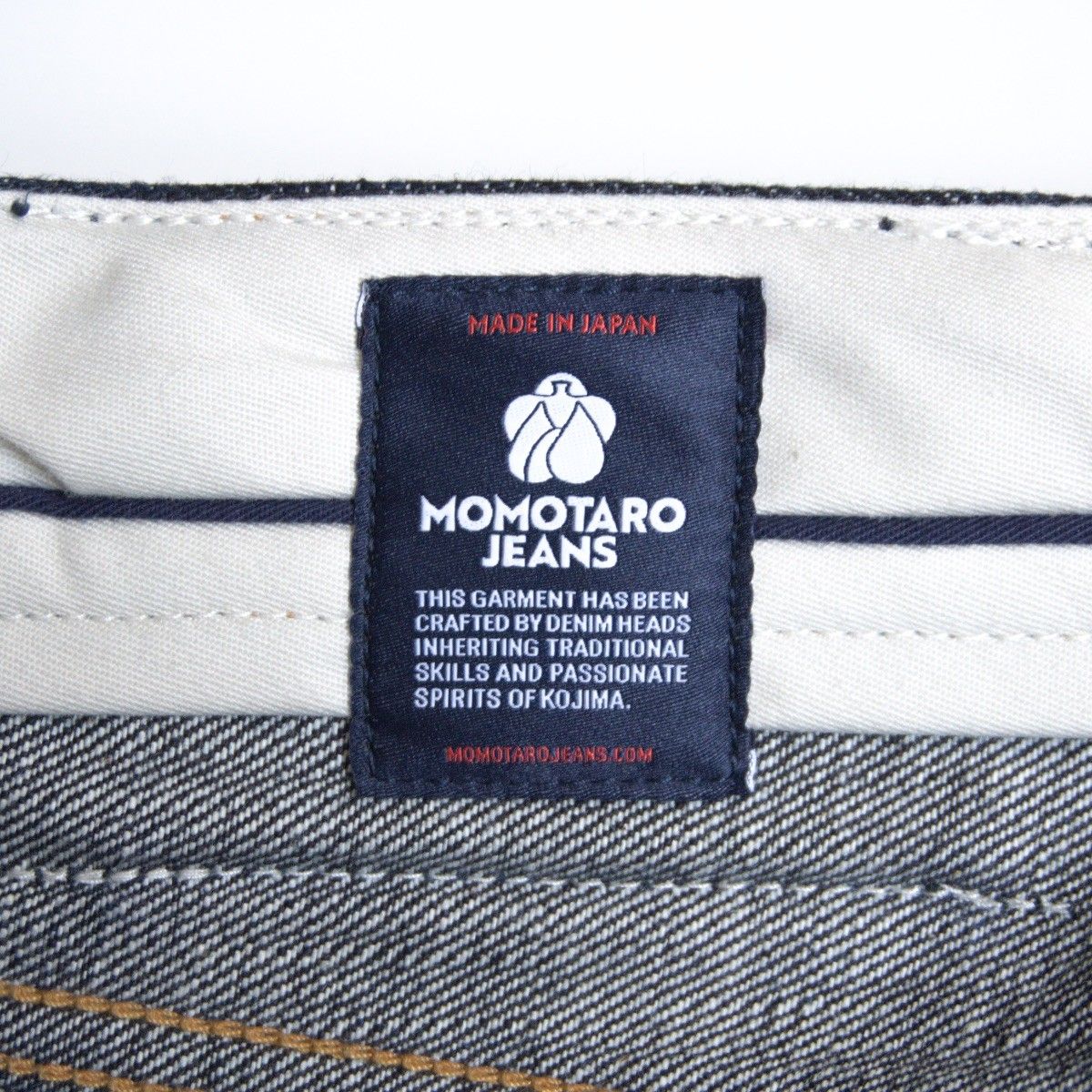 桃太郎ジーンズ　W32 美品/濃紺】 桃太郎ジーンズ【#100 STANDARD STRAIGHT 14.7oz】W32