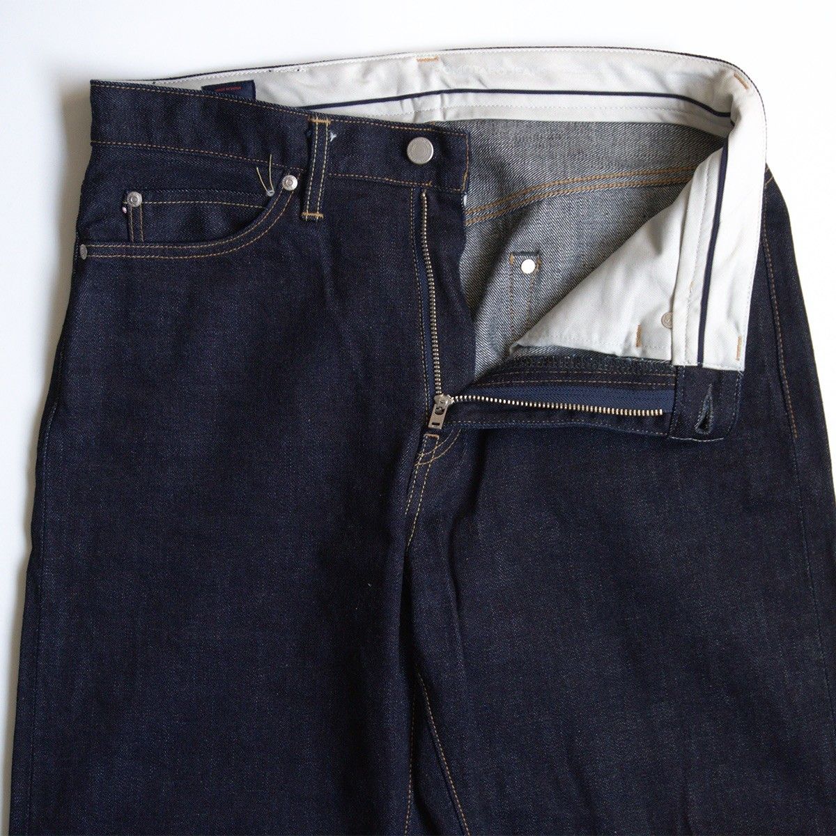 美品/濃紺】 桃太郎ジーンズ【#100 STANDARD STRAIGHT 14.7oz】W32