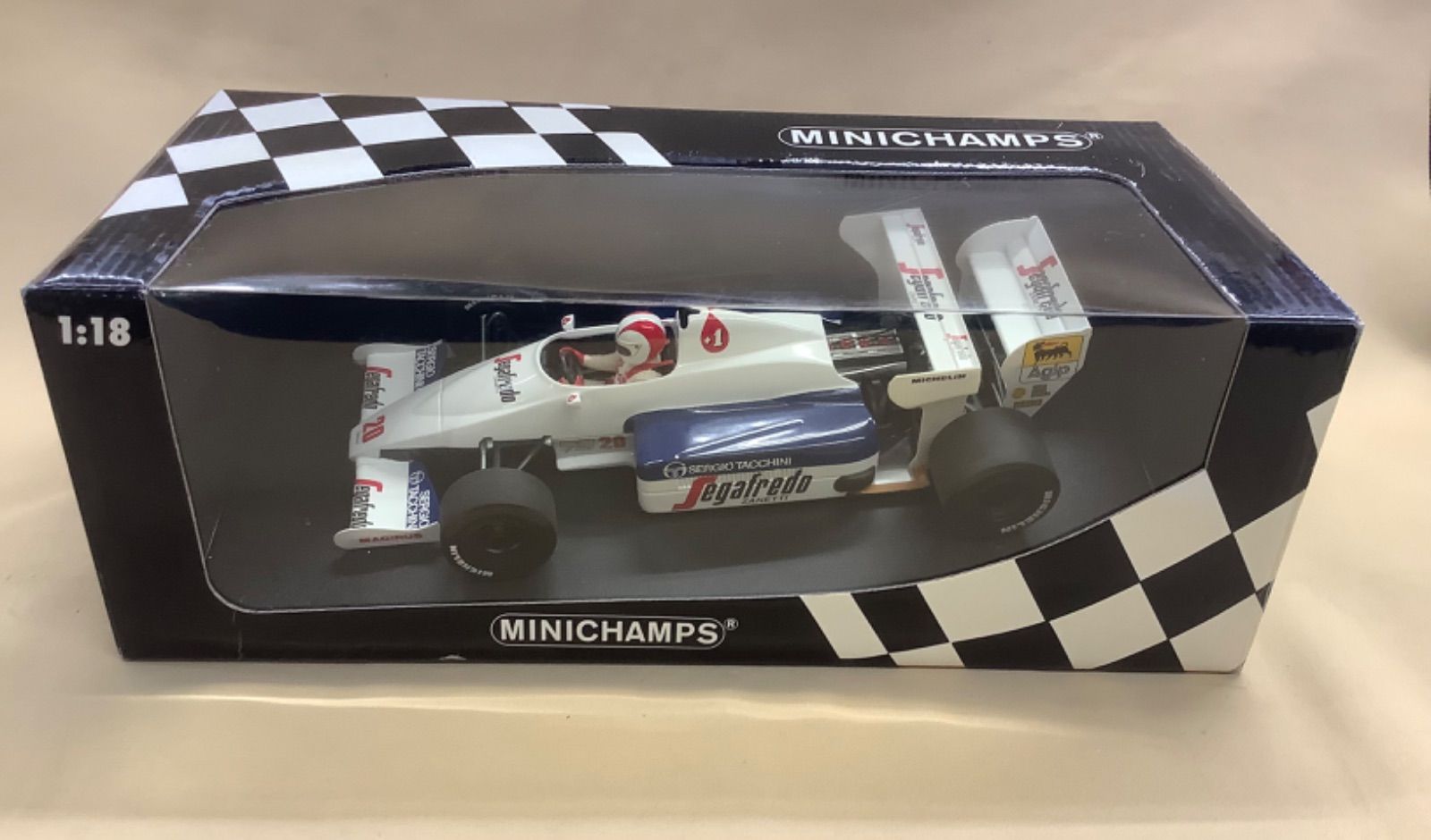 ミニチャンプス 1/18 トールマンハート TG184 フランスGP チェコット