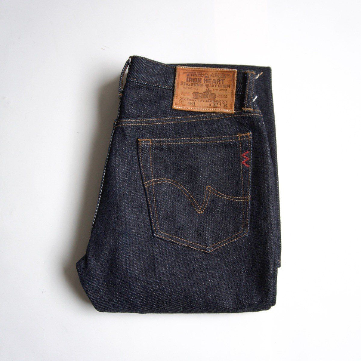 美品/濃紺】IRON HEART【LOT 461 21oz EXTRA HEAVY DENIM】32×34