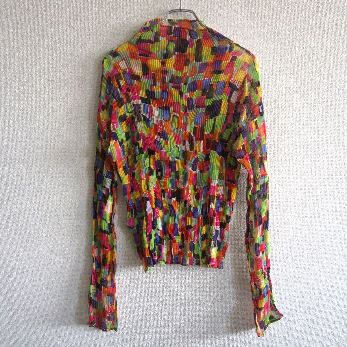 美品】 ISSEY MIYAKE 【しわプリーツ ブラウス】2 イッセイミヤケ