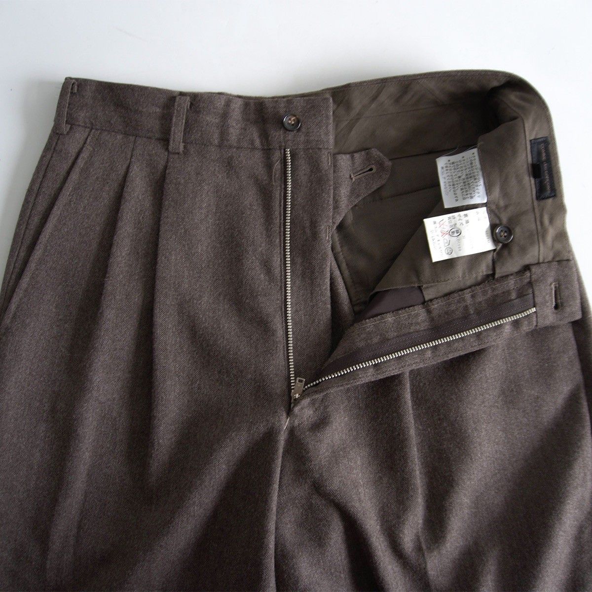 90s/アーカイブ】COMME des GARCONS HOMME【2タック スラックスパンツ