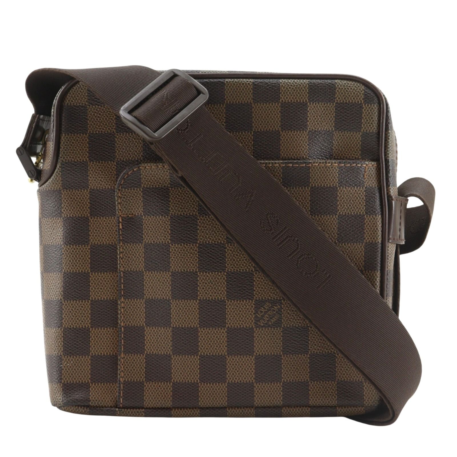 【LOUIS VUITTON】ルイ・ヴィトン オラフPM N41442 ダミエキャンバス 茶 MI2047 ユニセックス ショルダーバッグ