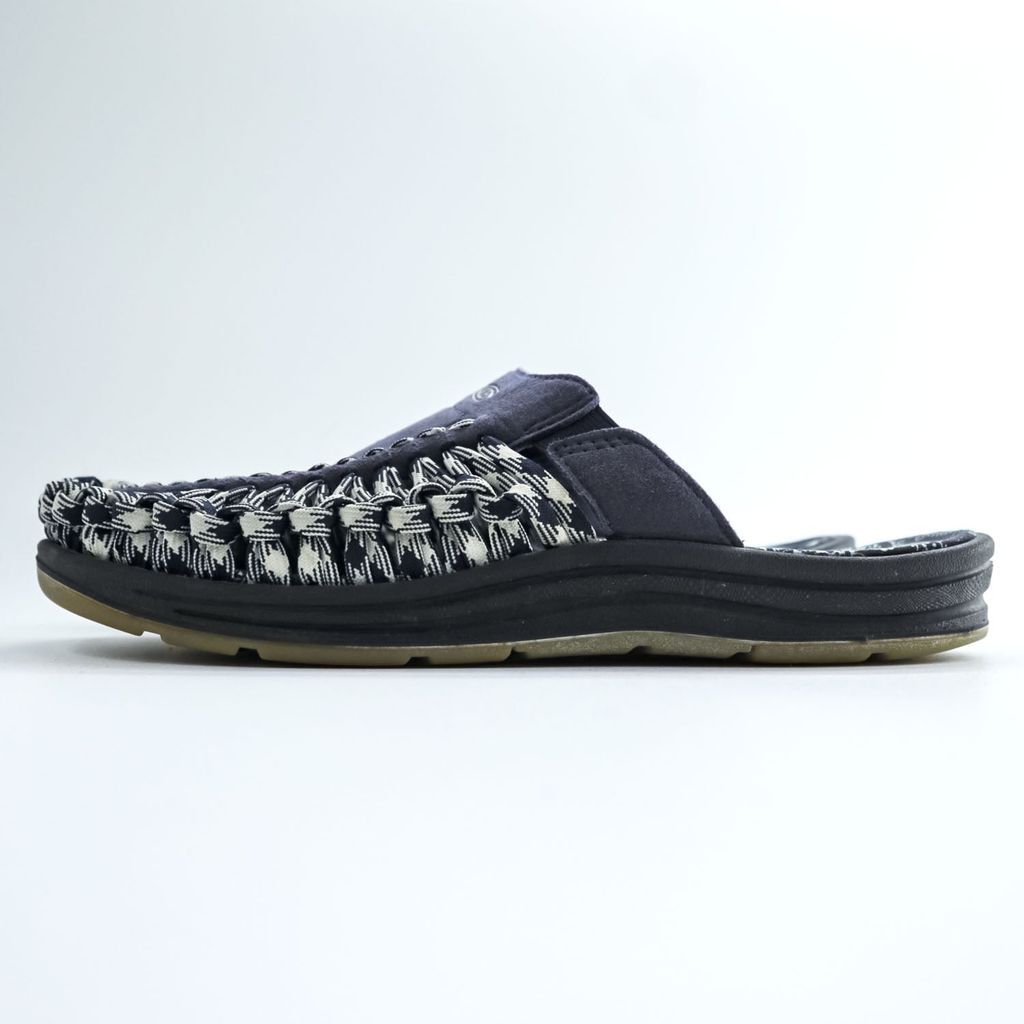 KEEN ユニーク UNEEK 2 SLIDE スライドサンダル 27cm ネイビー TOKYOHEMPCONNECTION THC ドローコード ペイズリー柄 1026017