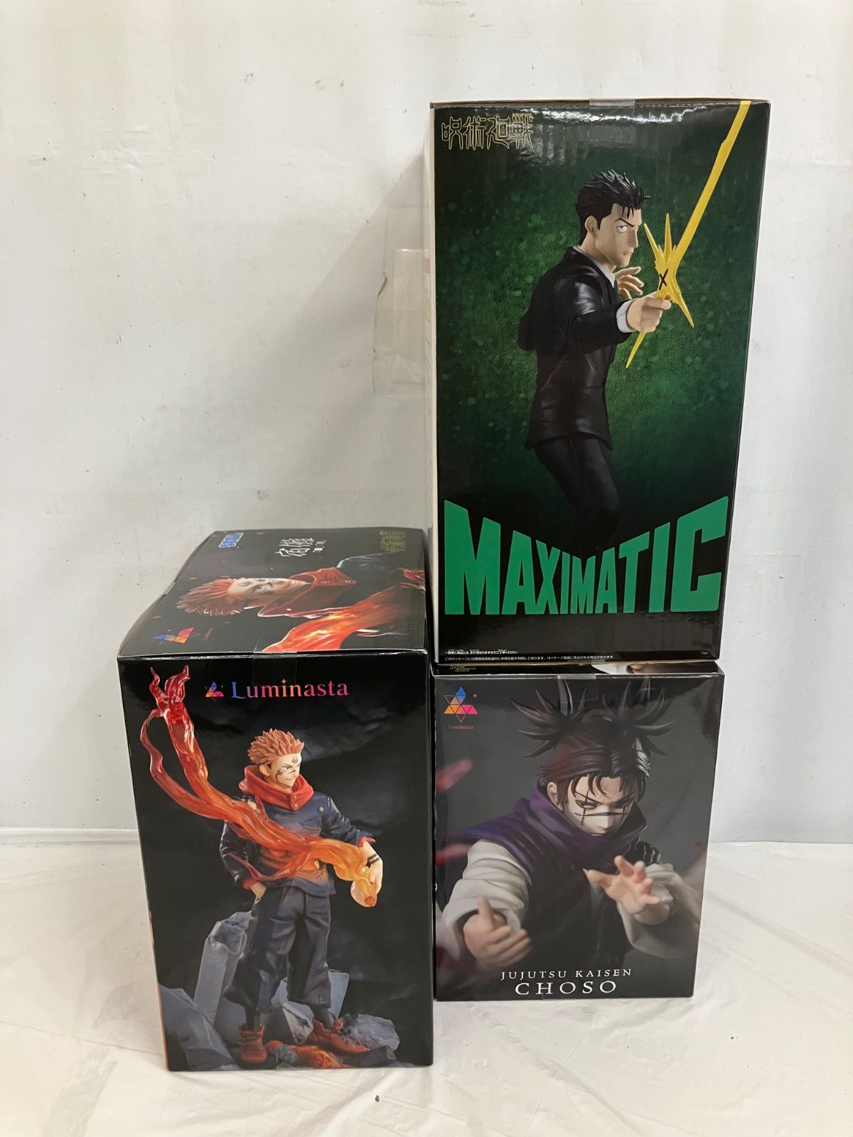 呪術廻戦 フィギュア Luminasta MAXIMATIC セット 未開封 呪術廻戦 Luminasta MAXIMATIC フィギュア 3種 LF5515 f101