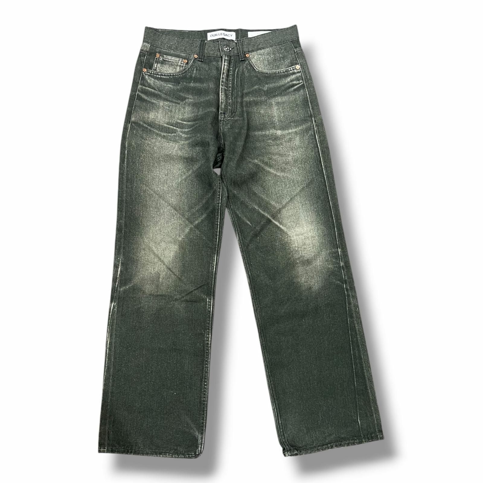 参考上代90200円 Our Legacy 26SS THIRD CUT. サードカットデニムパンツ ジーンズ アワーレガシー M2265TD カーキ 28 （15426M）