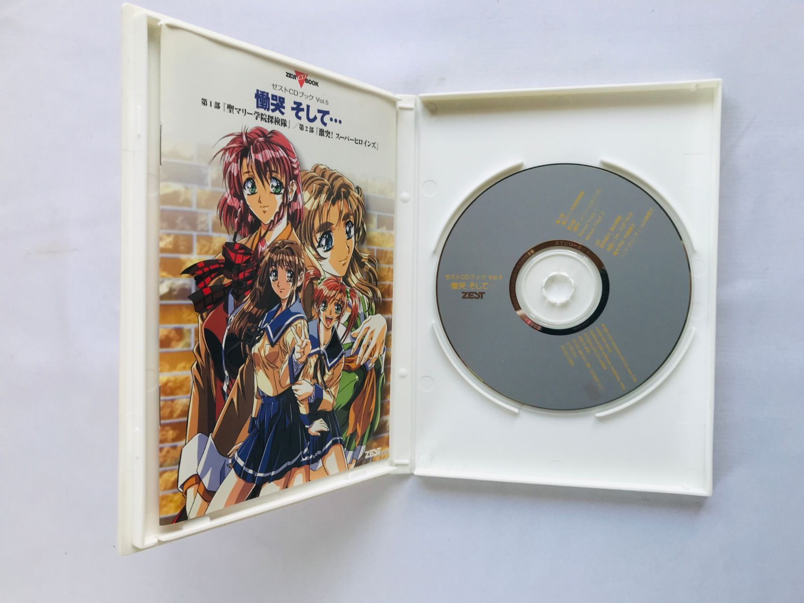 慟哭 そして… ドラマCD ゼスト CDブック 笹本梨代 青木千砂 Doukoku