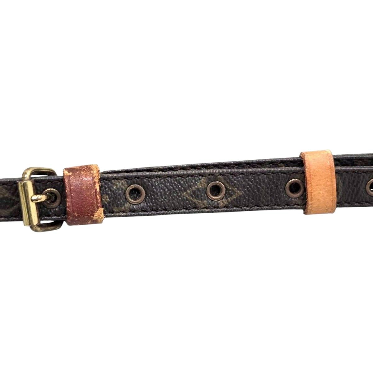 ◎◎LOUIS VUITTON ルイヴィトン モノグラム ダヌーブ ショルダーバッグ M45266 ブラウン 現状渡し ショルダー根本部分切れ・刻印有 LOUIS VUITTON（ルイ・ヴィトン） ◎◎ モノグラム ダヌーブ