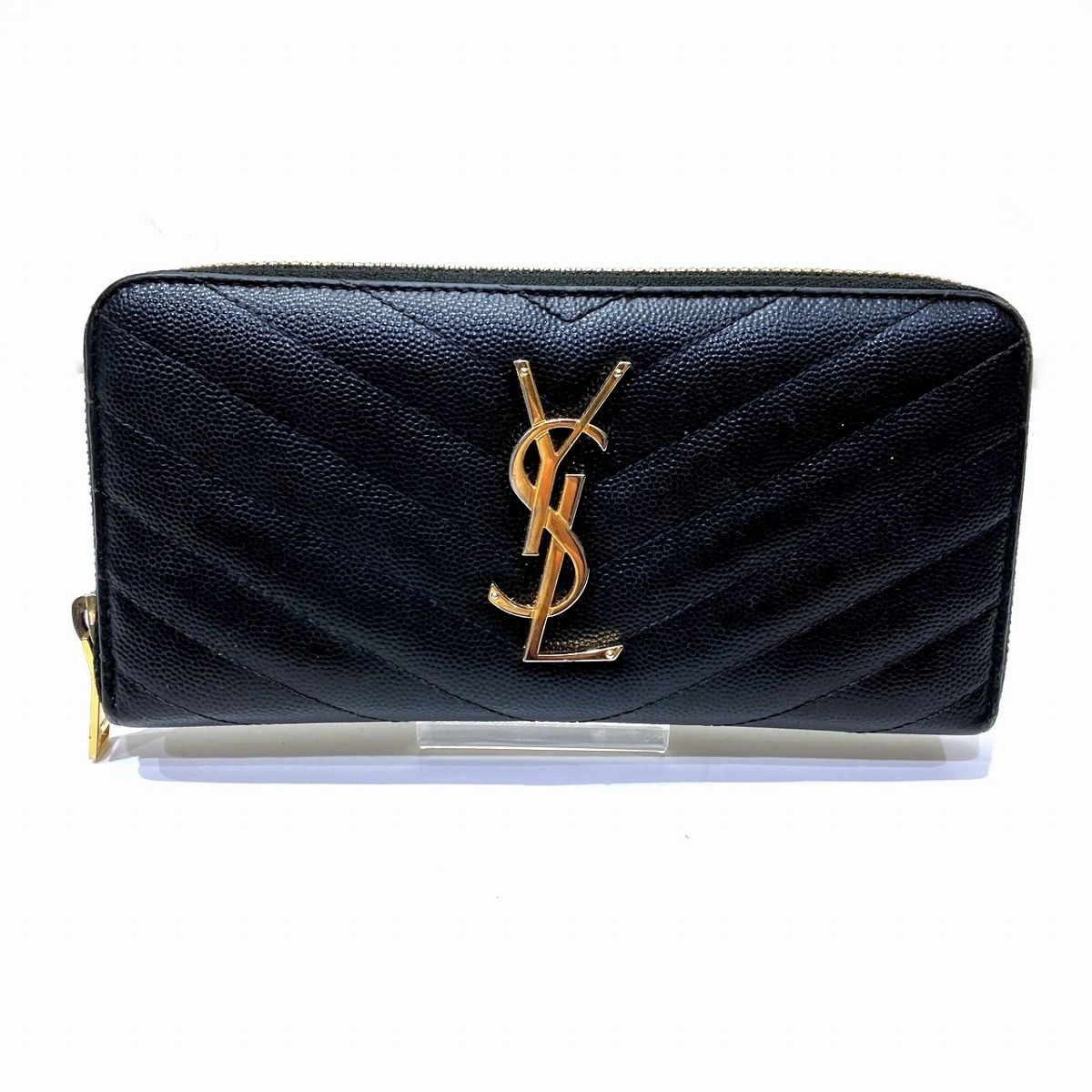 イヴ・サンローラン YVES SAINT LAURENT 長財布 レザー 358094 レディース