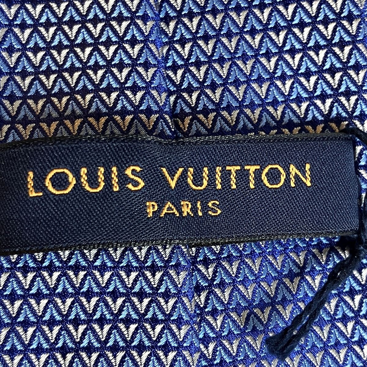 ルイ・ヴィトン LOUIS VUITTON クラヴァットダイヤモンドブイ ネクタイ