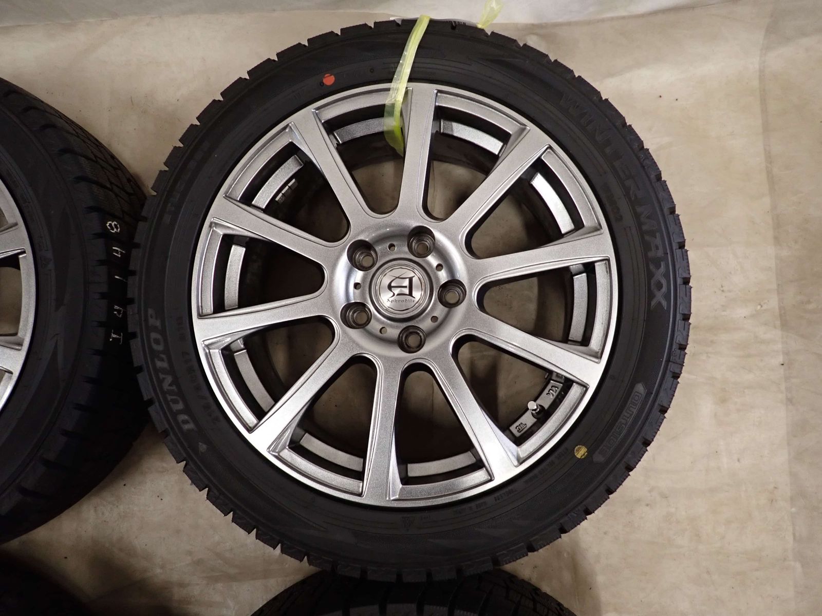 冬4本SET 会社宛 送料無料 215/50R17×7J 91Q ダンロップ WINTER MAXX